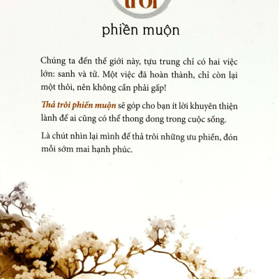 Thả Trôi Phiền Muộn (Tái Bản 2023)