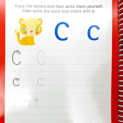 Little Genius Write And Wipe Bind Up - First Words