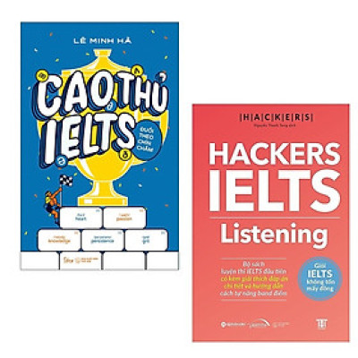 Combo Truyền Cảm Hứng Theo Đuổi Ngoại Ngữ: Cao Thủ IELTS Đuổi Theo Chín Chấm + Hackers IELTS Listening