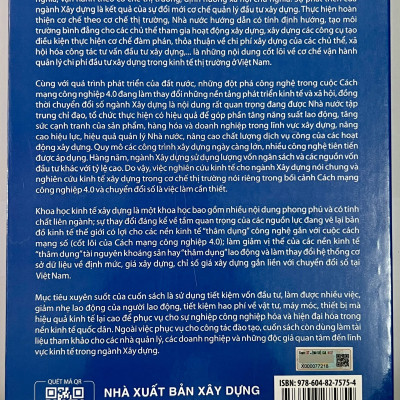 Sách - Sách - Kinh Tế Xây Dựng Với Cách Mạng Công Nghiệp 4.0 & Chuyển Đổi Số (Tập 1)