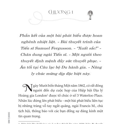 Năm Tuần Trên Khinh Khí Cầu - Bìa Cứng