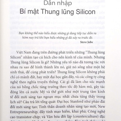 Bí Mật Của Thung Lũng Silicon