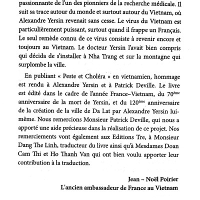 Yersin - Peste & Cholera