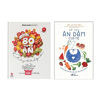 Combo 2 Cuốn: 80 Ngày Ăn Khắp Thế Giới + Sổ Tay Ăn Dặm Của Mẹ