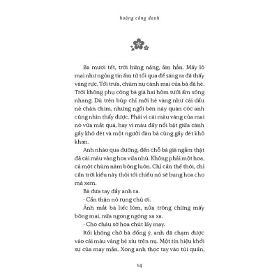 Bán một cành mai ăn tết