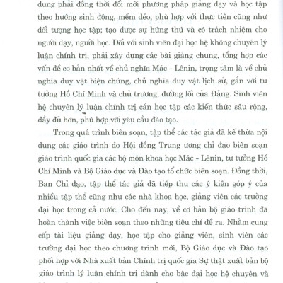 Giáo Trình Lịch Sử Đảng Cộng Sản Việt Nam + Giáo Trình Chủ Nghĩa Xã Hội Khoa Học (Dành Cho Bậc Đại Học Hệ Không Chuyên Lý Luận Chính Trị) - Bộ mới năm 2021