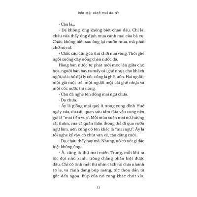 Bán một cành mai ăn tết