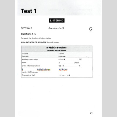 Collins Practice Tests For IELTS (Kèm CD)