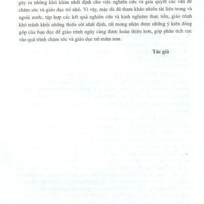 Giáo Trình Vệ Sinh Trẻ Em