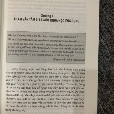 Sách - Giáo trình Tham vấn Tâm lý