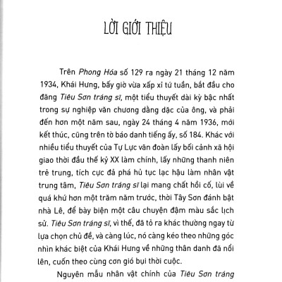 Việt Nam Danh Tác - Tiêu Sơn Tráng Sĩ