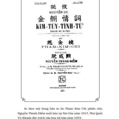 Kim Túy Tình Từ (Truyện Kiều)