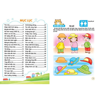 Sách - Sân Chơi Trí Tuệ Cho Trẻ 3 - 4 Tuổi - Não Trái + Não Phải - Tập 1 - Minh Thắng