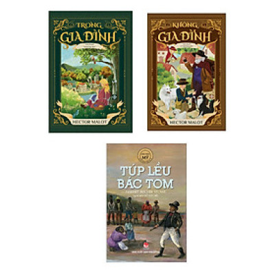 Combo Sách Văn Học Nước Ngoài Hay Nhất: Những Tấm Lòng Cao Cả + Túp Lều Bác Tôm + Trong Gia Đình