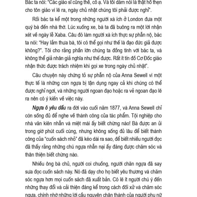 Văn Học Cổ Điển - Ngựa Ô Yêu Dấu (Tái Bản 2023)