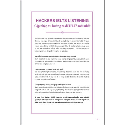 Hackers IELTS Listening (Tái bản)