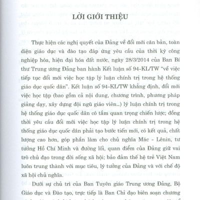 Combo 3 cuốn Giáo Trình Lịch Sử Đảng Cộng Sản Việt Nam + Giáo Trình Triết Học Mác – Lênin + Giáo Trình Tư Tưởng Hồ Chí Minh (Dành Cho Bậc Đại Học Hệ Không Chuyên Lý Luận Chính Trị) - Bộ mới năm 2021