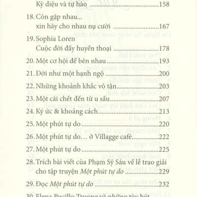 Một Phút Tự Do - Tùy Bút - Truyện Ngắn