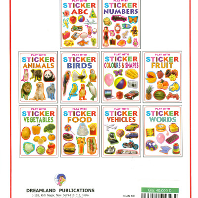 Play With Sticker - Fruit (Chơi Cùng Hình Dán - Trái Cây)