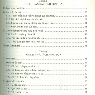 Giáo Trình Kỹ Thuật Xử Lý Bùn