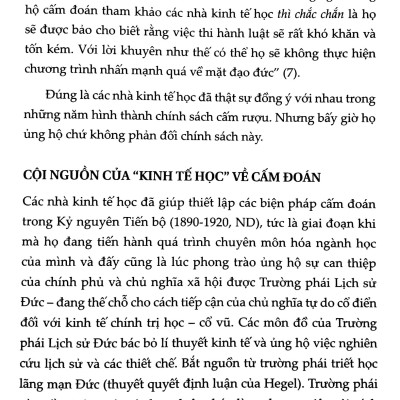 Kinh Tế Học Cấm Đoán