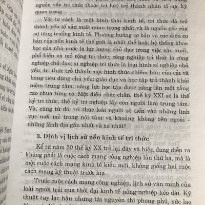 [BÌA CỨNG] HÀNH TRANG THỜI ĐẠI KINH TẾ TRI THỨC - THẾ TRƯỜNG