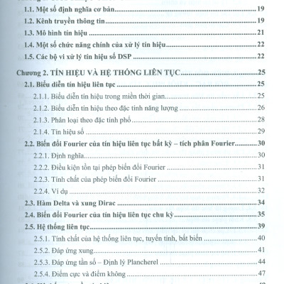Biến Đổi Tín Hiệu Và Ứng Dụng