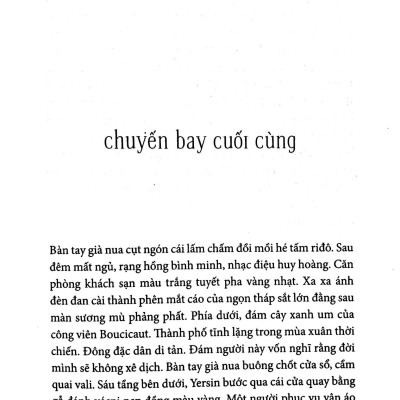 Yersin - Peste & Cholera