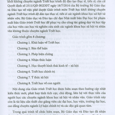 Giáo Trình Triết Học