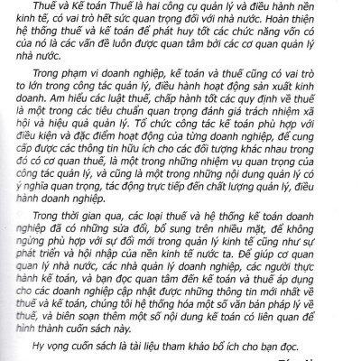 Thuế Và Kế Toán Thuế 2022 - Áp Dụng Cho Các Doanh nghiệp Việt Nam_KT