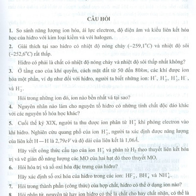 Bài Tập Hóa Học Vô Cơ - Quyển III - Hóa Học Các Nguyên Tố (Tái bản năm 2020)