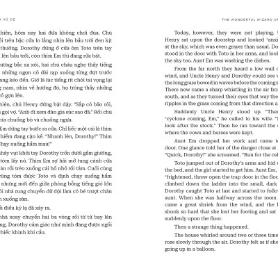 The Wonderful Wizard of Oz - Phù Thuỷ Xứ Oz - Song Ngữ Việt-Anh