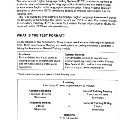 Cambridge IELTS 12 Academic