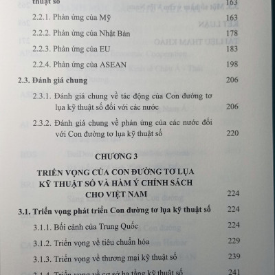 CON ĐƯỜNG TƠ LỤA KỸ THUẬT SỐ CỦA TRUNG QUỐC VÀ HÀM Ý CHÍNH SÁCH CHO VIỆT NAM (Sách chuyên khảo) - TS. Chu Phương Quỳnh (Chủ biên) - bìa mềm