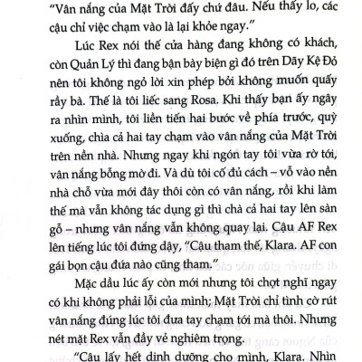 Klara Và Mặt Trời