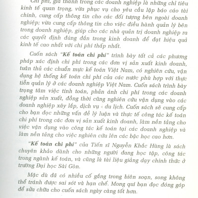 Kế Toán Chi Phí