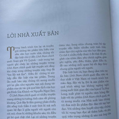 LĨNH NAM CHÍCH QUÁI (BÌA CỨNG - KÝ TẶNG CỦA HOẠ SĨ TẠ HUY LONG)