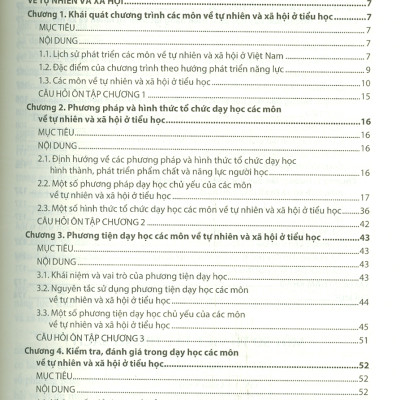 Dạy Học Các Môn Về Tự Nhiên Và Xã Hội Ở Tiểu Học - Phan Thanh Hà chủ biên, Hà Thị Lan Hương, Đào Thị Hồng, Nguyễn Tuyết Nga, Nguyễn Thị Thấn 