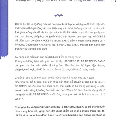 Hackers IELTS Basic- Reading