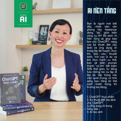 Tủ sách AI 13 cuốn [1980Books x Shark Thái Vân Linh] - Làm bạn với AI