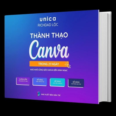 Combo 3 Sách Canva Kiến thức đỉnh cao Sáng tạo vô biên cùng Richdad Lộc kèm video bài giảng