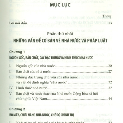 Sách - Giáo trình Đại cương về nhà nước và pháp luật (Tái bản lần thứ nhất)