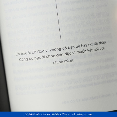Nghệ Thuật Của Sự Cô Độc – The Art Of Being Alone