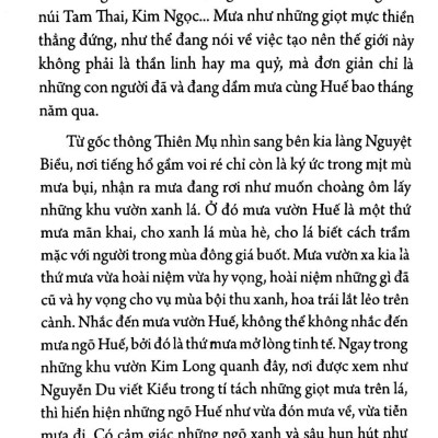 Giọt Mực Của Mưa Huế