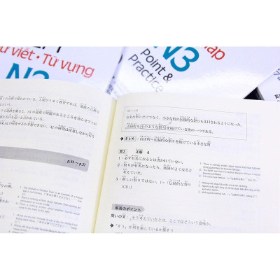 Sách - Kỳ thi năng lực Nhật ngữ: Point & Practice N3 - Chữ viết Từ vựng -NXB Trẻ
