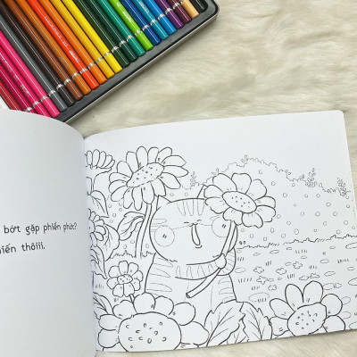 Sách Tô Màu - Qua Lăng Kính Của Một Chú Mèo - AZ Việt Nam