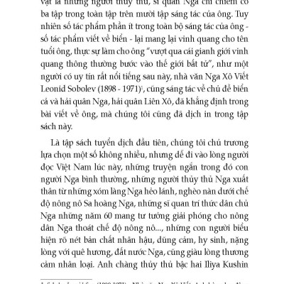 Một Cuộc Chạy Trốn - Tuyển tập truyện ngắn Nga - Tác giả Constantin Staniukovic; Thúy Toàn tuyển dịch