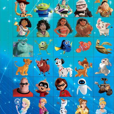Sách ngoại văn: Look And Find Sticker Book Disney Pixar Movie Adventures