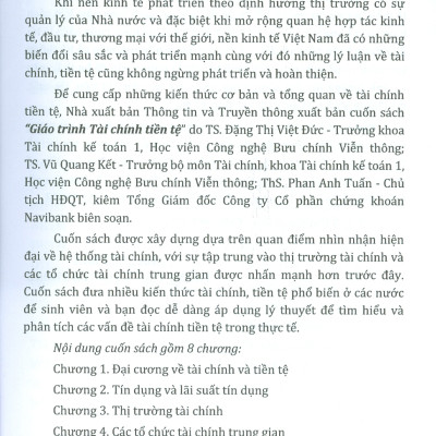 Giáo Trình Tài Chính Tiền Tệ