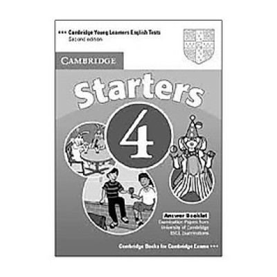 Cambridge Young Learners English Tests Starters 4 Answer Booklet: Examination Papers from the University of Cambridge ESOL Examinations